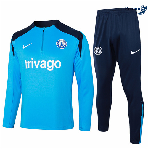 Criar Fato de Treino Chelsea lago azul 2024-2025