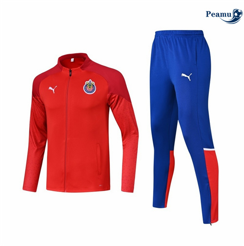 Novo Casaco de Fato de Treino Chivas USA rojo 2024-2025