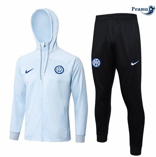 Criar Casaco de Fato de Treino Inter Milan Sombrero gris claro 2024-2025