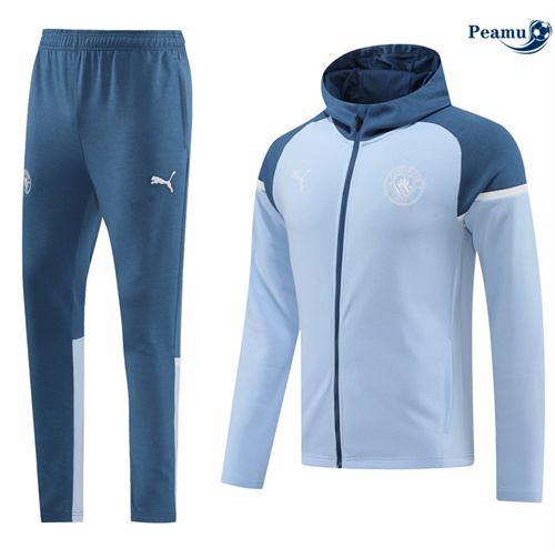 Oferta Casaco de Fato de Treino Manchester City Sombrero azul 2024-2025