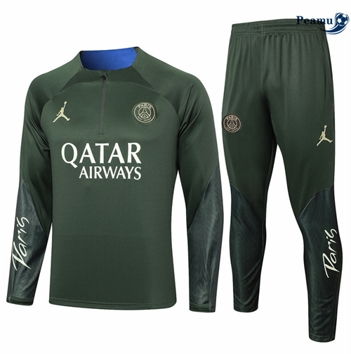 Oferta Fato de Treino Paris PSG verde oscuro 2024-2025