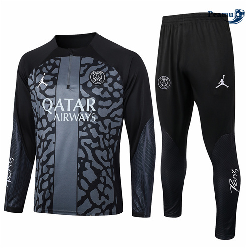 Criar Fato de Treino Paris PSG gris 2024-2025