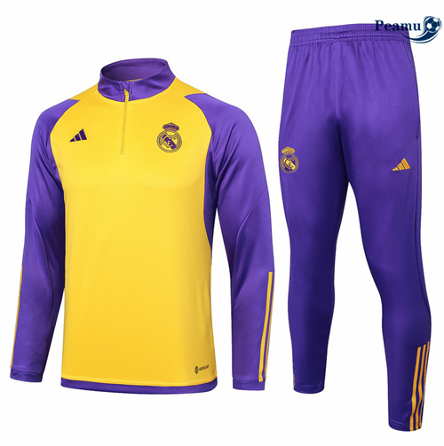 Novo Fato de Treino Real Madrid amarillo 2024-2025