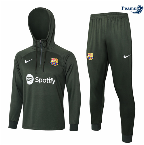 Loja Fato de Treino Barcelona Criancas Sombrero verde oscuro 2024-2025