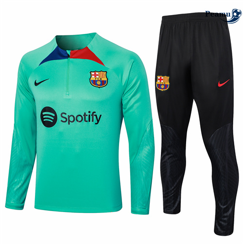 Comprar Fato de Treino Barcelona Criancas verde claro 2024-2025