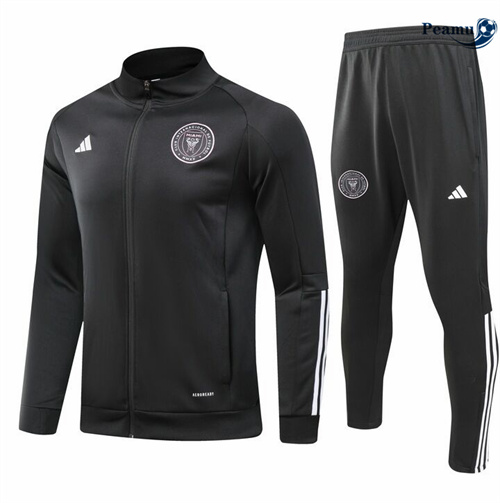 Novo Casaco de Fato de Treino Inter Miami Criancas negro 2024-2025