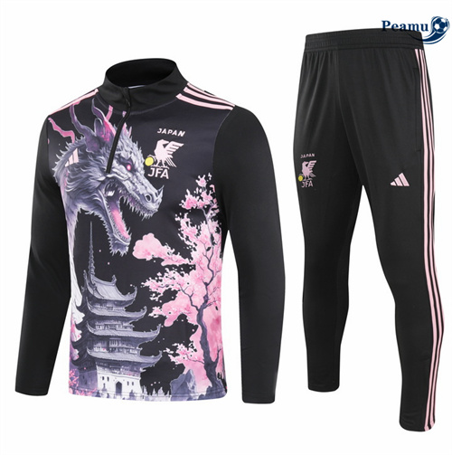Novo Fato de Treino Japan Criancas negro 2024-2025