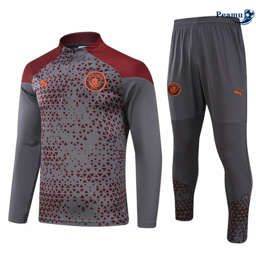 Criar Fato de Treino Manchester City Criancas gris 2024-2025