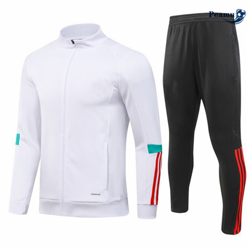 Criar Casaco de Fato de Treino Manchester United Criancas Blanco 2024-2025