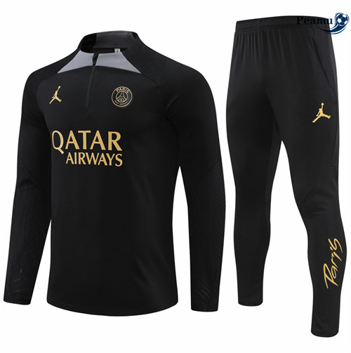 Comprar Fato de Treino Paris PSG Criancas negro 2024-2025