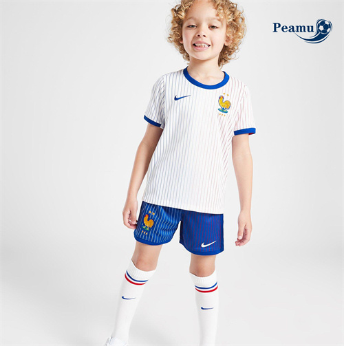 Criar Camisola Futebol Francia Crianças Alternativa Equipamento 2024-2025