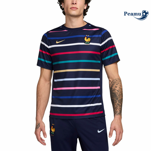 Oferta Camisola Futebol Francia Equipamento Azul 2024-2025