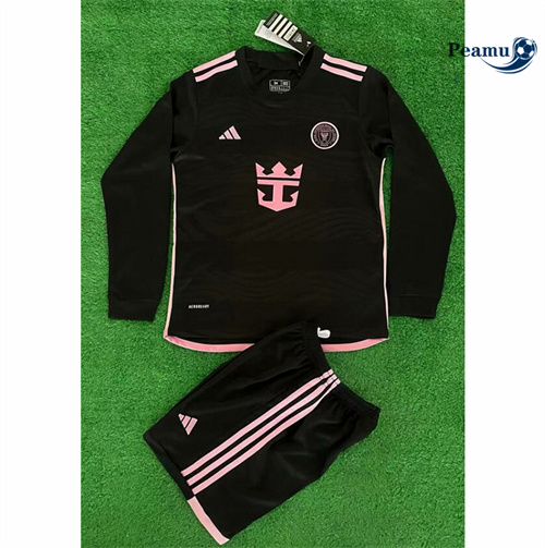 Oferta Camisola Futebol Inter Miami Crianças Alternativa Equipamento Manga Comprida 2024-2025