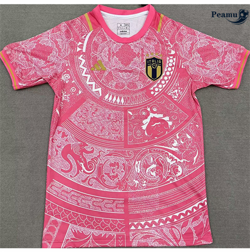 Novo Camisola Futebol Italia Equipamento edición especial rosa 2024-2025