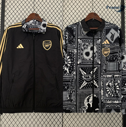 Comprar Jaqueta Futebol Blusão reversível Arsenal negro 2024-2025