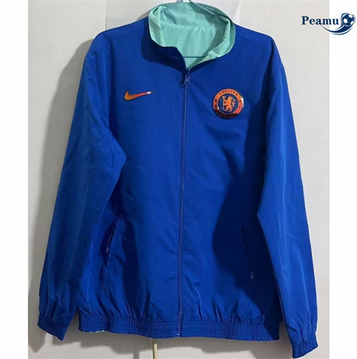 Oferta Jaqueta Futebol Blusão reversível Chelsea azul 2024-2025