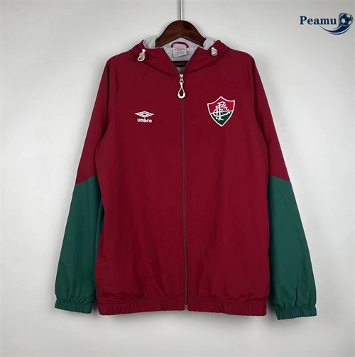 Criar Jaqueta Futebol Blusão Fluminense rojo 2024-2025