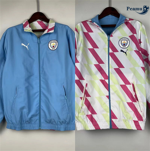 Comprar Jaqueta Futebol Blusão reversível Manchester City azul 2024-2025