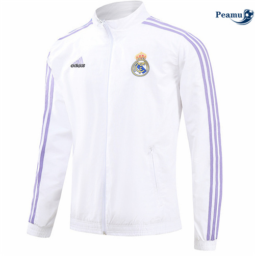 Novo Jaqueta Futebol Blusão reversível Real Madrid Blanco 2024-2025