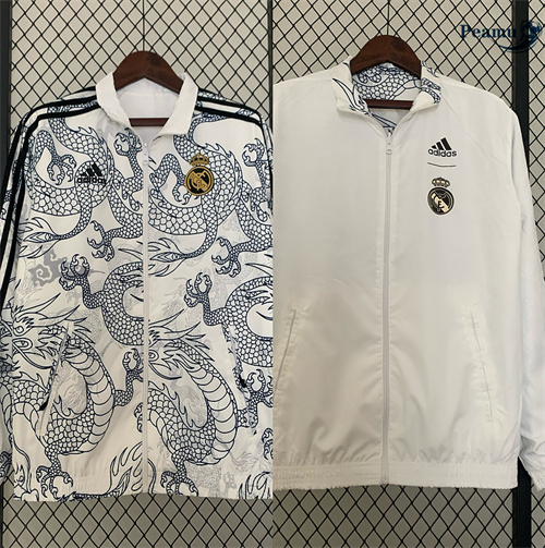 Loja Jaqueta Futebol Blusão reversível Real Madrid Blanco 2024-2025