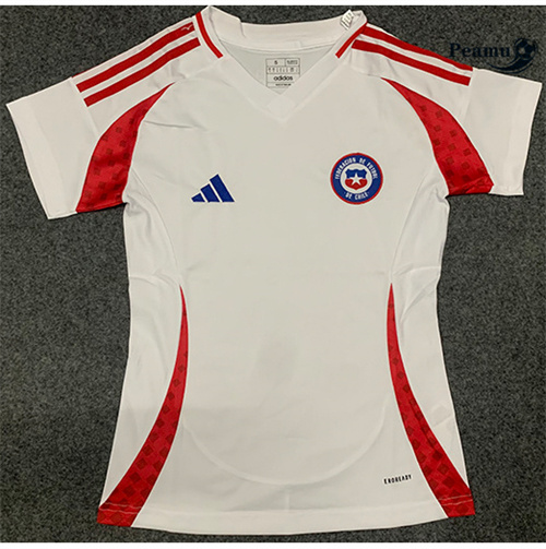 Novo Camisola Futebol Chile Mulher Alternativa Equipamento 2024-2025