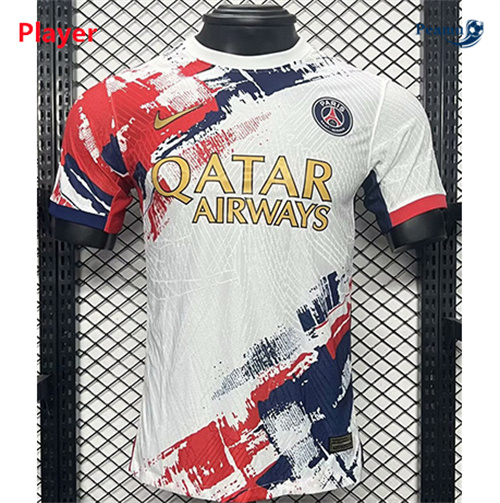 Criar Camisola Futebol PSG Player Version Equipamento especial Blanco 2024-2025