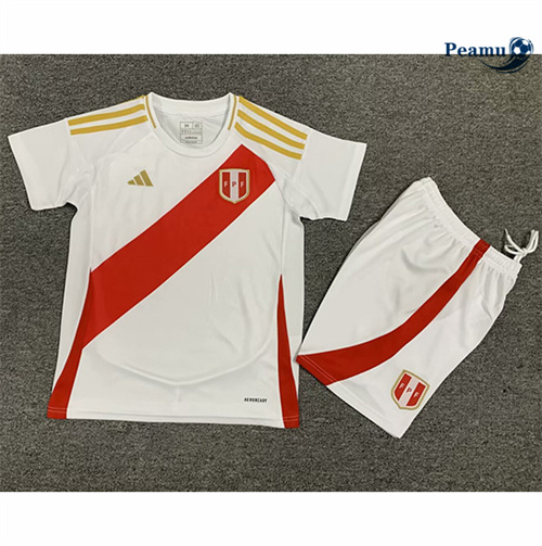 Loja Camisola Futebol Perú Crianças Principal Equipamento 2024-2025