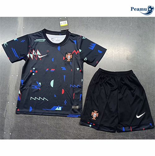 Criar Camisola Futebol Portugal Crianças Training Equipamento 2024-2025