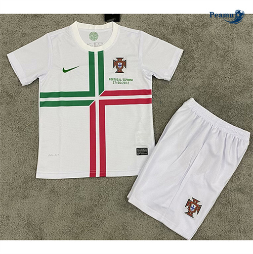 Oferta Camisola Futebol Retrô Portugal Crianças Alternativa Equipamento 2012