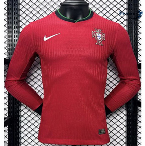 Comprar Camisola Futebol Portugal Player Version Principal Equipamento Manga Comprida 2024-2025