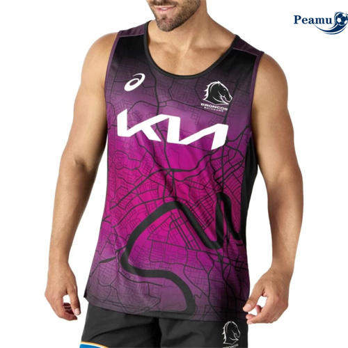 Criar Camisola Brisbane Broncos Training Singlet 2024