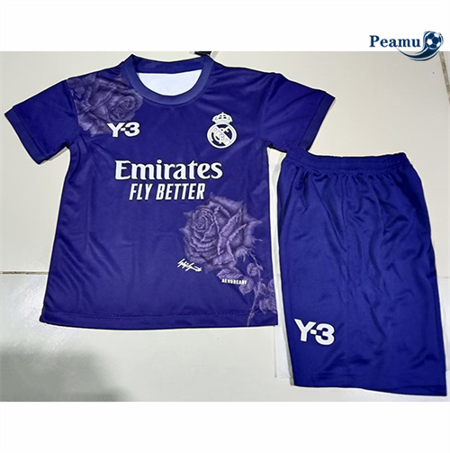 Comprar Camisola Futebol Real Madrid Crianças Equipamento Y3 Púrpura 2024-2025