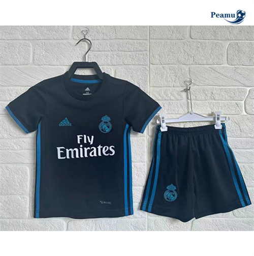 Loja Camisola Futebol Retrô Real Madrid Crianças Alternativa Equipamento 1997-18