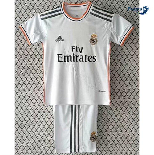 Novo Camisola Futebol Retrô Real Madrid Crianças Principal Equipamento 1993-14