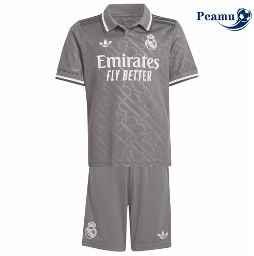 Criar Camisola Futebol Real Madrid Crianças Terceiro Equipamento 2024-2025