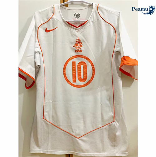 Oferta Camisola Futebol Retrô Países Bajos Alternativa Equipamento 2004