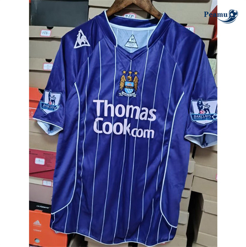 Novo Camisola Futebol Retrô Manchester City Alternativa Equipamento 2007-08