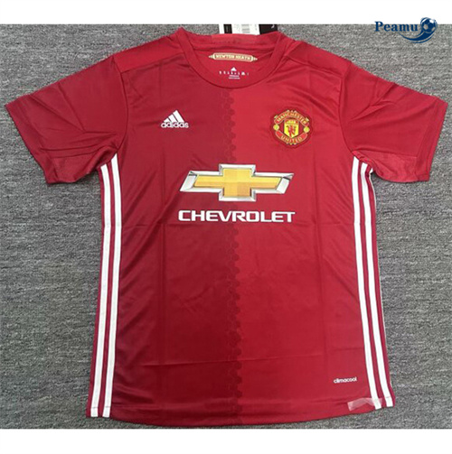 Loja Camisola Futebol Retrô Manchester United Principal Equipamento 2016-17