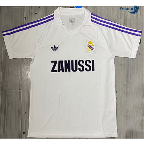 Loja Camisola Futebol Retrô Real Madrid Principal Equipamento 1984-85