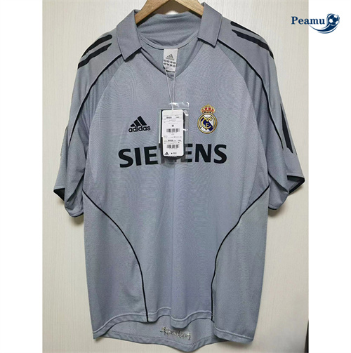 Novo Camisola Futebol Retrô Real Madrid Terceiro Equipamento 2005-06