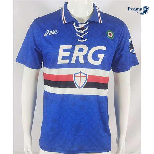 Novo Camisola Futebol Retrô Sampdoria Principal Equipamento 1994-95
