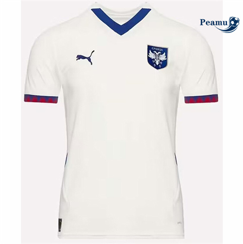 Criar Camisola Futebol Serbia Alternativa Equipamento 2024-2025