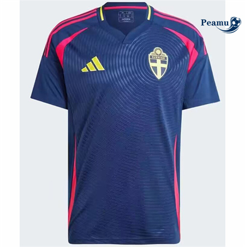 Novo Camisola Futebol Suecia Alternativa Equipamento 2024-2025