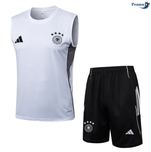 Camisola Kit Equipamento + Calças Argentina Colete + Calções Branco/preto 2025-2026 Peamu 021
