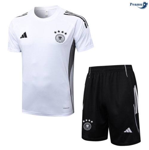 Camisola Kit Equipamento Training Argentina + Calções Branco/preto 2025-2026 Peamu 023