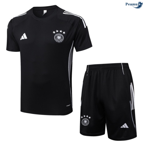 Camisola Kit Equipamento Training Argentina + Calções preto/Branco 2025-2026 Peamu 026