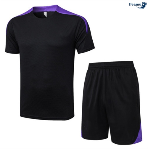 Camisola Kit Equipamento Training Barcelona + Calções preto/Violeta 2025-2026 Peamu 074
