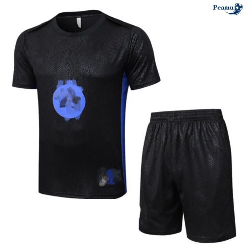 Camisola Kit Equipamento Training Barcelona + Calções preto/azul 2025-2026 Peamu 088