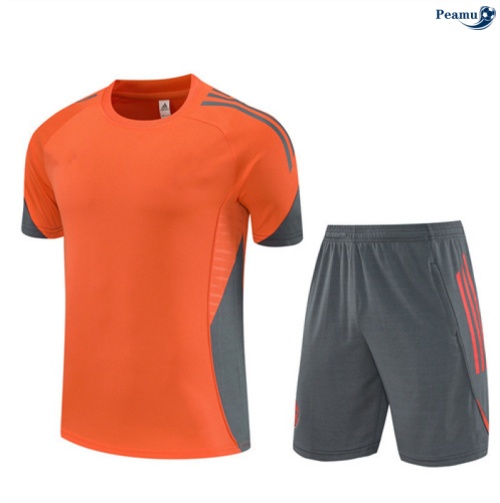 Camisola Kit Equipamento Training Bayern de Munique + Calções laranja/Cinza 2025-2026 Peamu 115