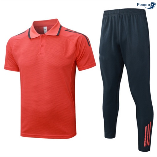 Camisola Kit Equipamento Training Bayern de Munique Polo + Calças laranja/preto 2025-2026 Peamu 117